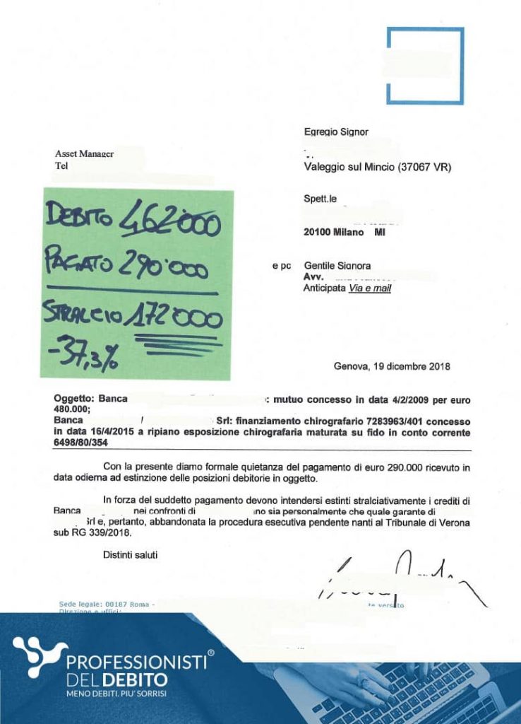 Non perdere la casa all’asta e recuperare 85.000 euro - stralcio