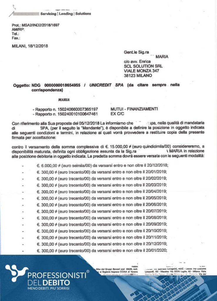 salvare la casa con uno stralcio dell'86% si può
